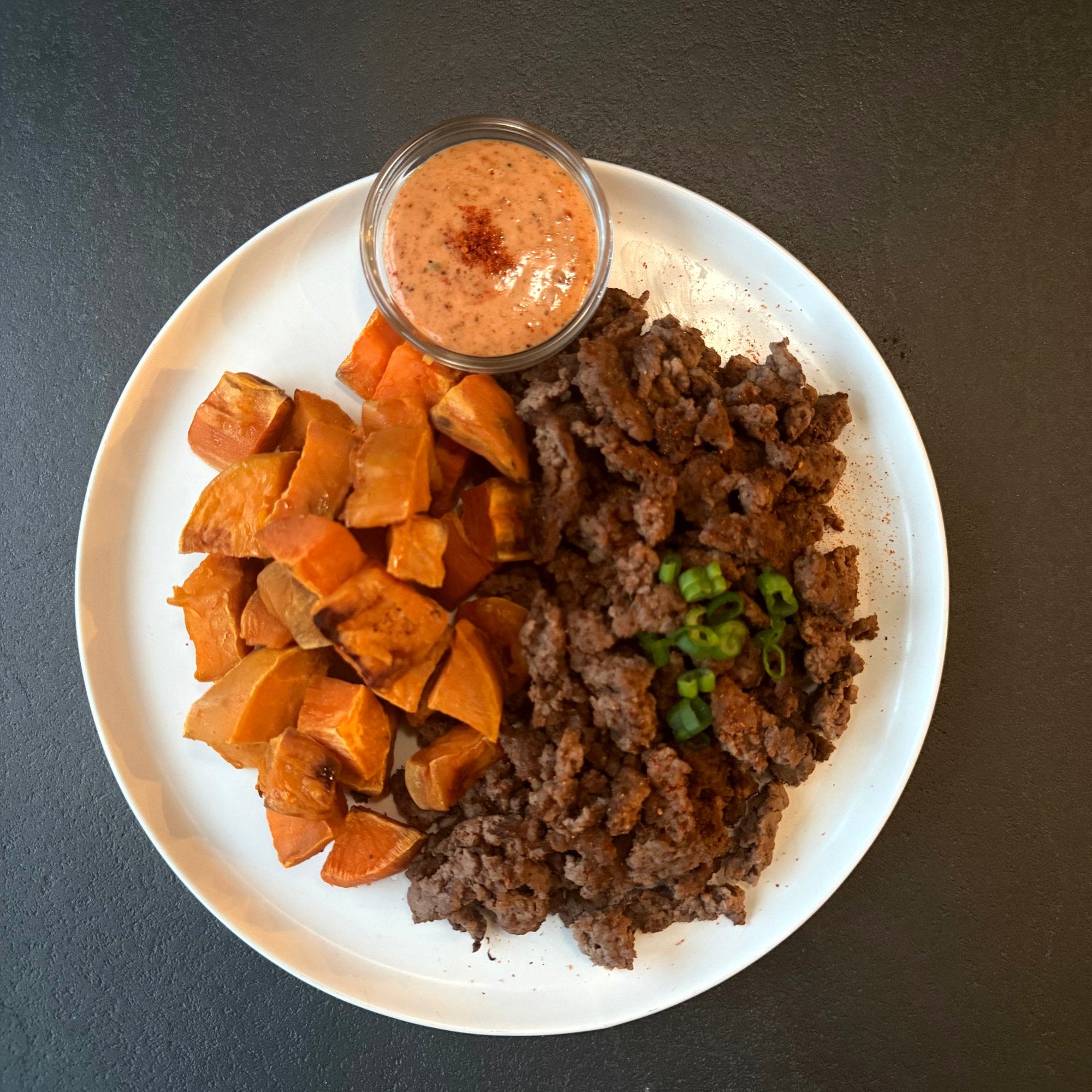 Sweet Potatoes & Ground Beef